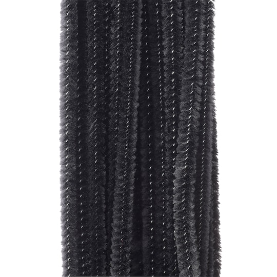12 Packs: 350 ct. (4,200 total) Black Chenille Pipe Cleaners by Creatology™